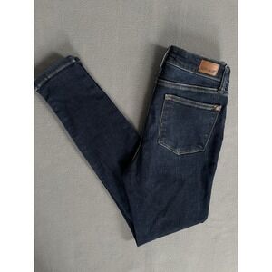 Judy Blue Straight Fit Jeans Womens 3/26 Blue Mid Rise Stretch Denim